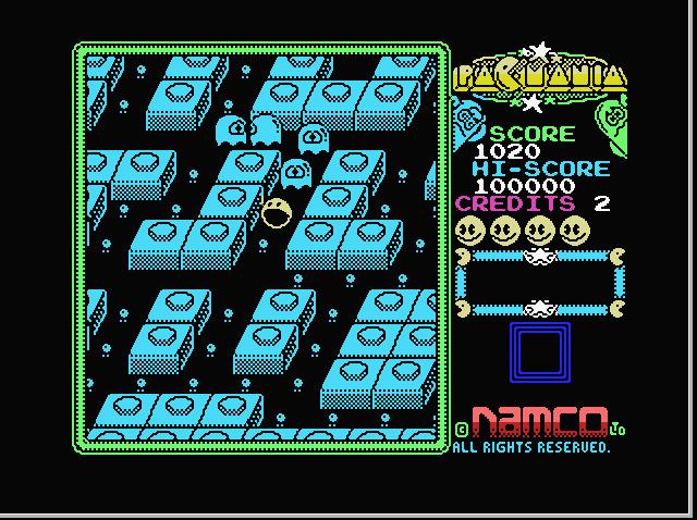 MSX パックマニア PAC-MANIA (1988, MSX) | Cemetery Games